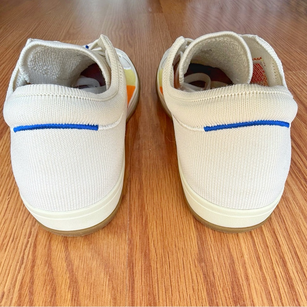 ROTHYS ORANGE RED YELLOW CANDY STRIPE LACE
UP SNEAKER - Picture 5 of 12